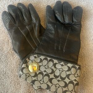 Coach Leather Gloves